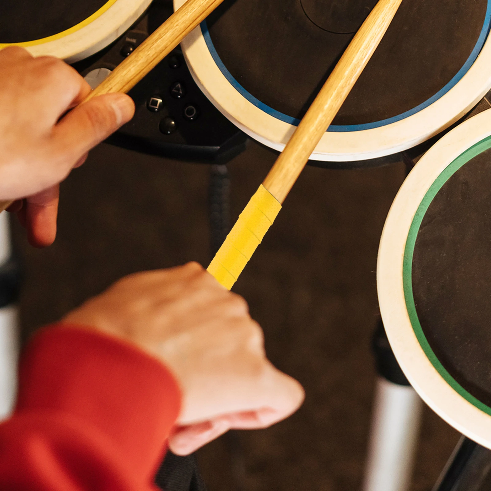 5 Pcs Anti-slip Drum Strap Musical Instrument Accessories Drumsticks Percussion Tape Grip Silent Cover
5 Pcs Anti-slip Drum Strap Musical Instrument Accessories Drumsticks Percussion Tape Grip Silent Cover