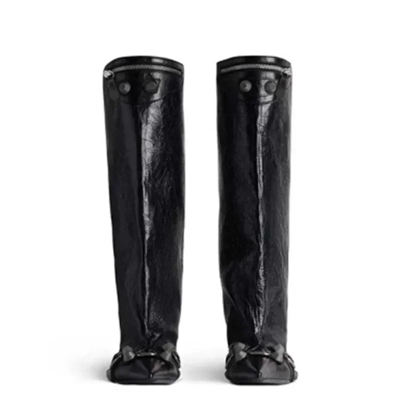 2026 Autumn/Winter New Rivet Women's Pointed Knee Length Women's Boots 5CM Stiletto High Heels Wide Barrel Women's Short Boots
2026 Autumn/Winter New Rivet Women's Pointed Knee Length Women's Boots 5CM Stiletto High Heels Wide Barrel Women's Short Boots