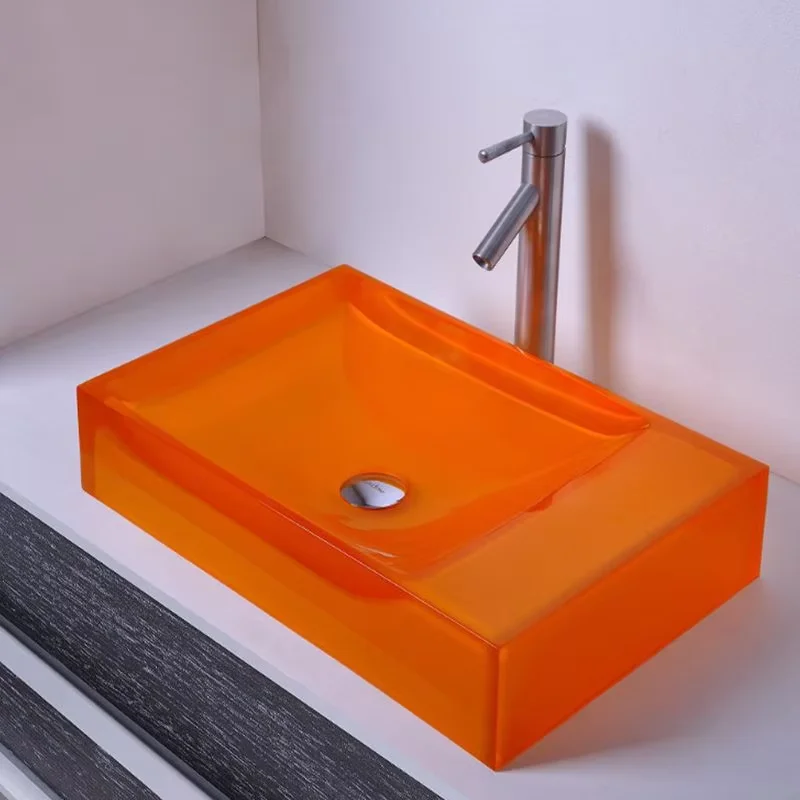 Rectangular Colourful Resin Hand Washbasin Vanity Basin Counter Top Vessel Sink
Rectangular Colourful Resin Hand Washbasin Vanity Basin Counter Top Vessel Sink