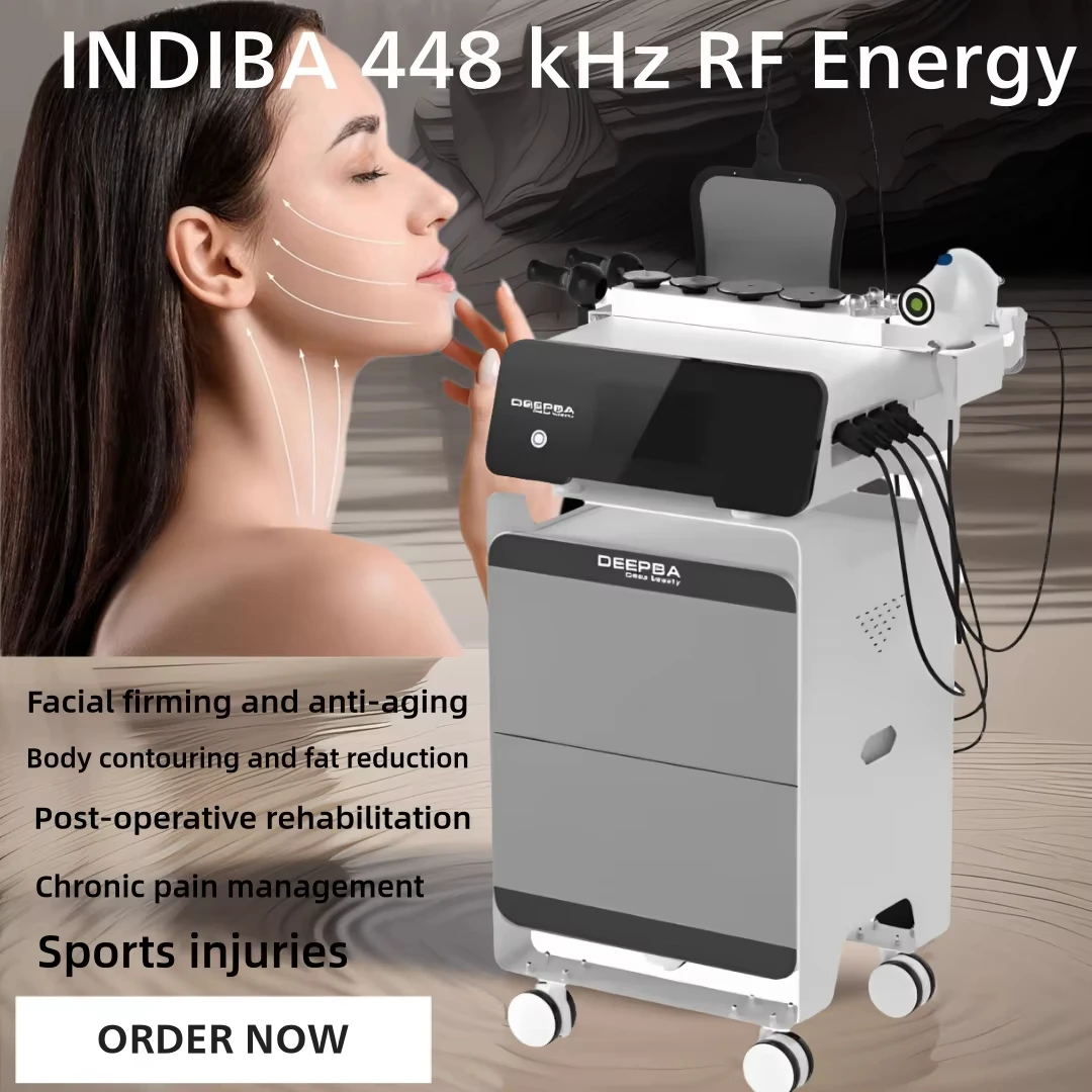 Машина для диатермии INDIBA 448K CET RET Управление боли Физическая реабилитация Похудение и укрепление Антивозрастное средство Уменьшение морщин 
Машина для диатермии INDIBA 448K CET RET Управление боли Физическая реабилитация Похудение и укрепление Антивозрастное средство Уменьшение морщин
