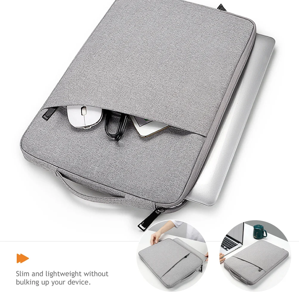 Laptop Case Slim Lightweight Notebook Cover Padded Sleeve Shock Absorption Computer Handbag Storage Pockets
Laptop Case Slim Lightweight Notebook Cover Padded Sleeve Shock Absorption Computer Handbag Storage Pockets