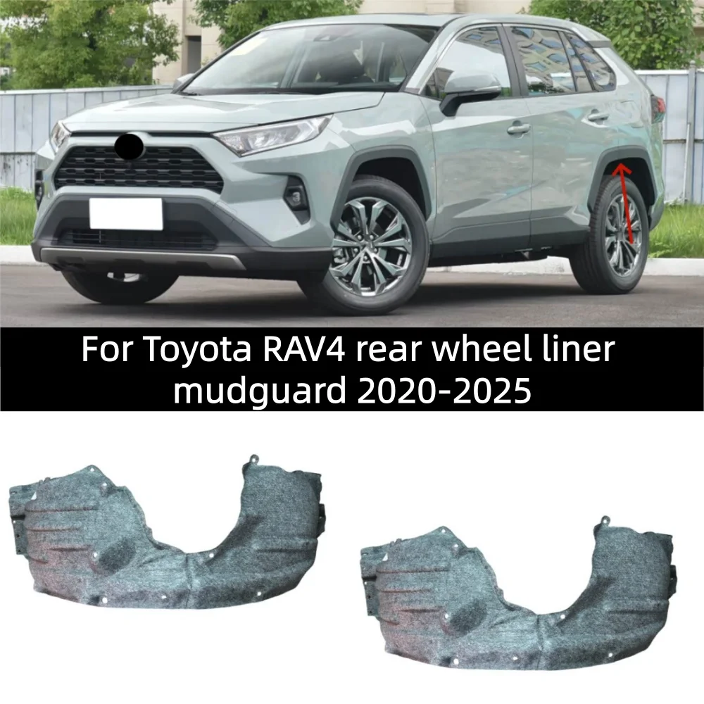 For Toyota RAV4 rear wheel liner mudguard 2020-2025
For Toyota RAV4 rear wheel liner mudguard 2020-2025