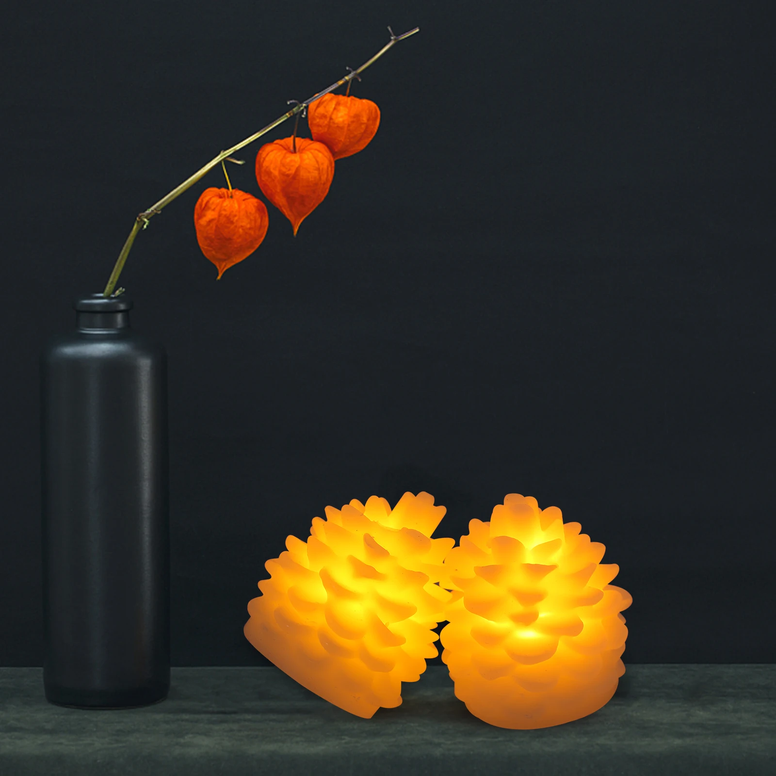 2Pcs Pine Cone LED Flameless Wax Light Small Night Lamp Romantic Warm Yellow Light Party Decoration LED Lights
2Pcs Pine Cone LED Flameless Wax Light Small Night Lamp Romantic Warm Yellow Light Party Decoration LED Lights