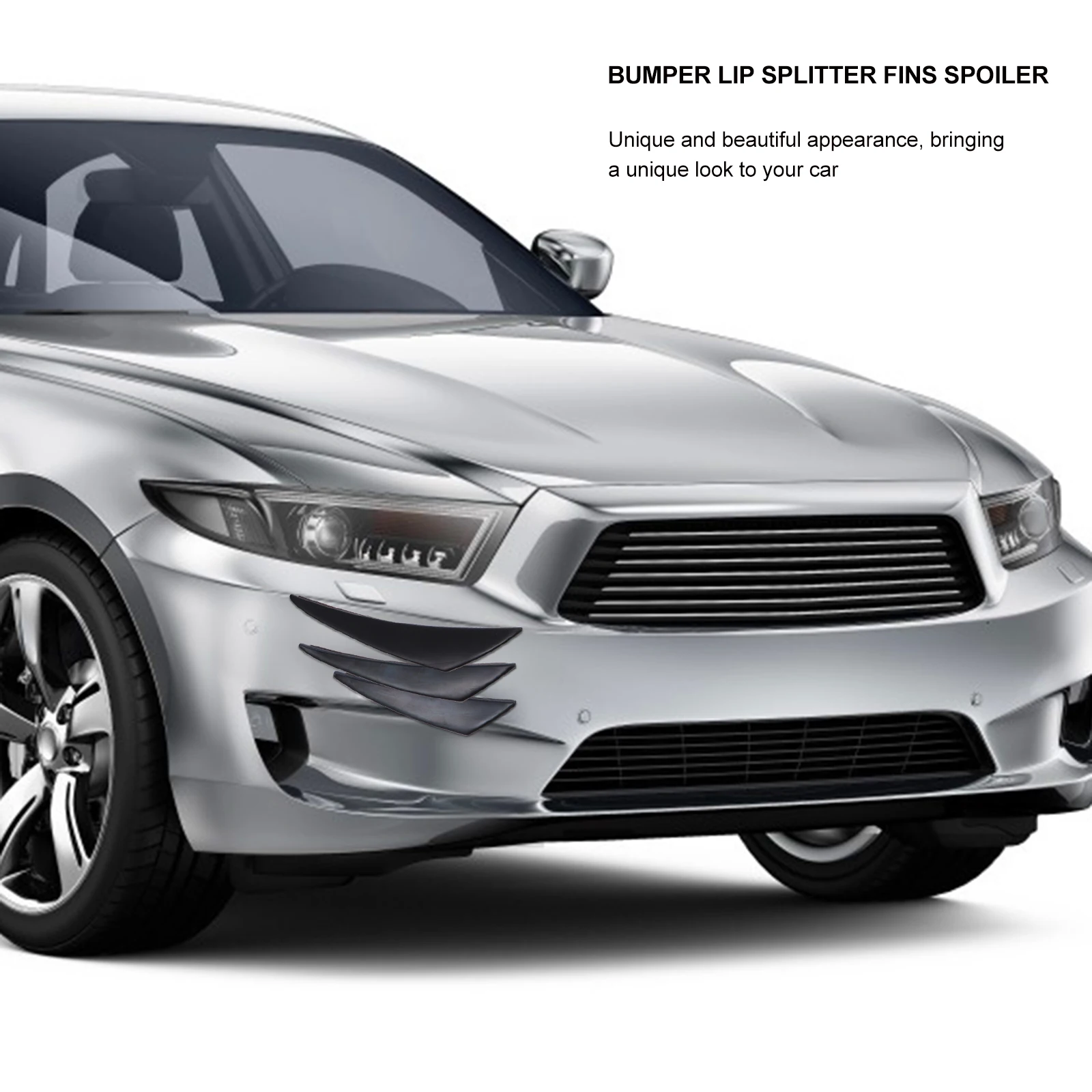 1 set 1 Set Lip Splitter Fin High Quality Durable Car Front Decorative Sticker Automotive Spoiler For Most Vehicles Lip
1 set 1 Set Lip Splitter Fin High Quality Durable Car Front Decorative Sticker Automotive Spoiler For Most Vehicles Lip