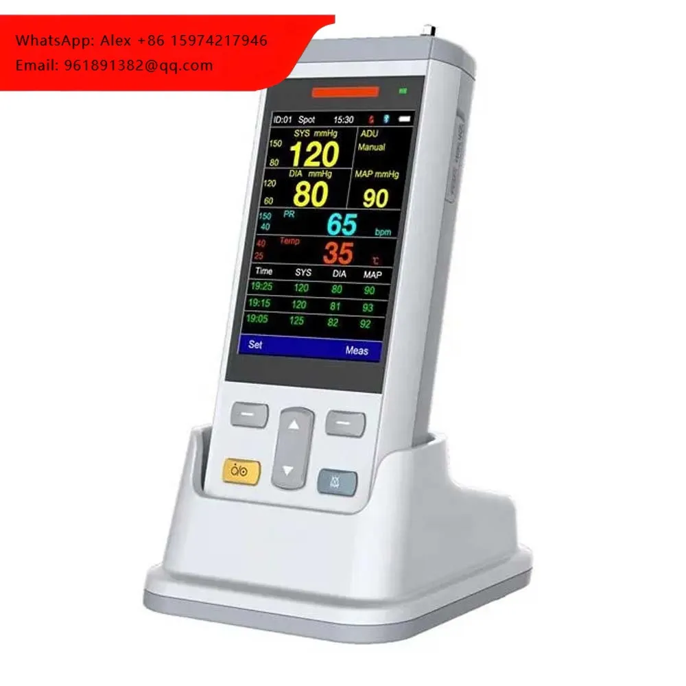 VS-P012 Handheld Portable Digital Hospital Equipement Medical Vital Sign Multipara Monitor
VS-P012 Handheld Portable Digital Hospital Equipement Medical Vital Sign Multipara Monitor
