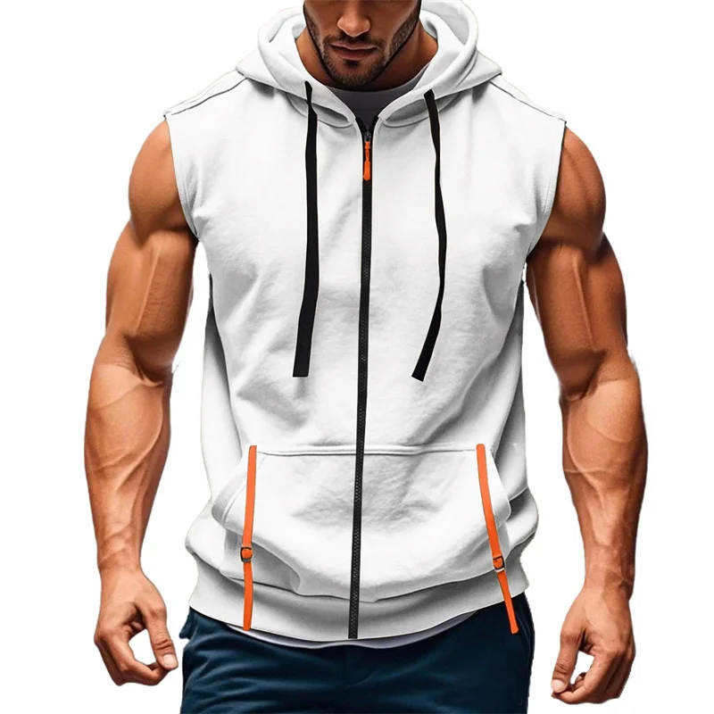 2025 Loose and comfortable European men's fashion, comfortable, breathable, high-quality and trendy sleeveless hooded pullovers
2025 Loose and comfortable European men's fashion, comfortable, breathable, high-quality and trendy sleeveless hooded pullovers