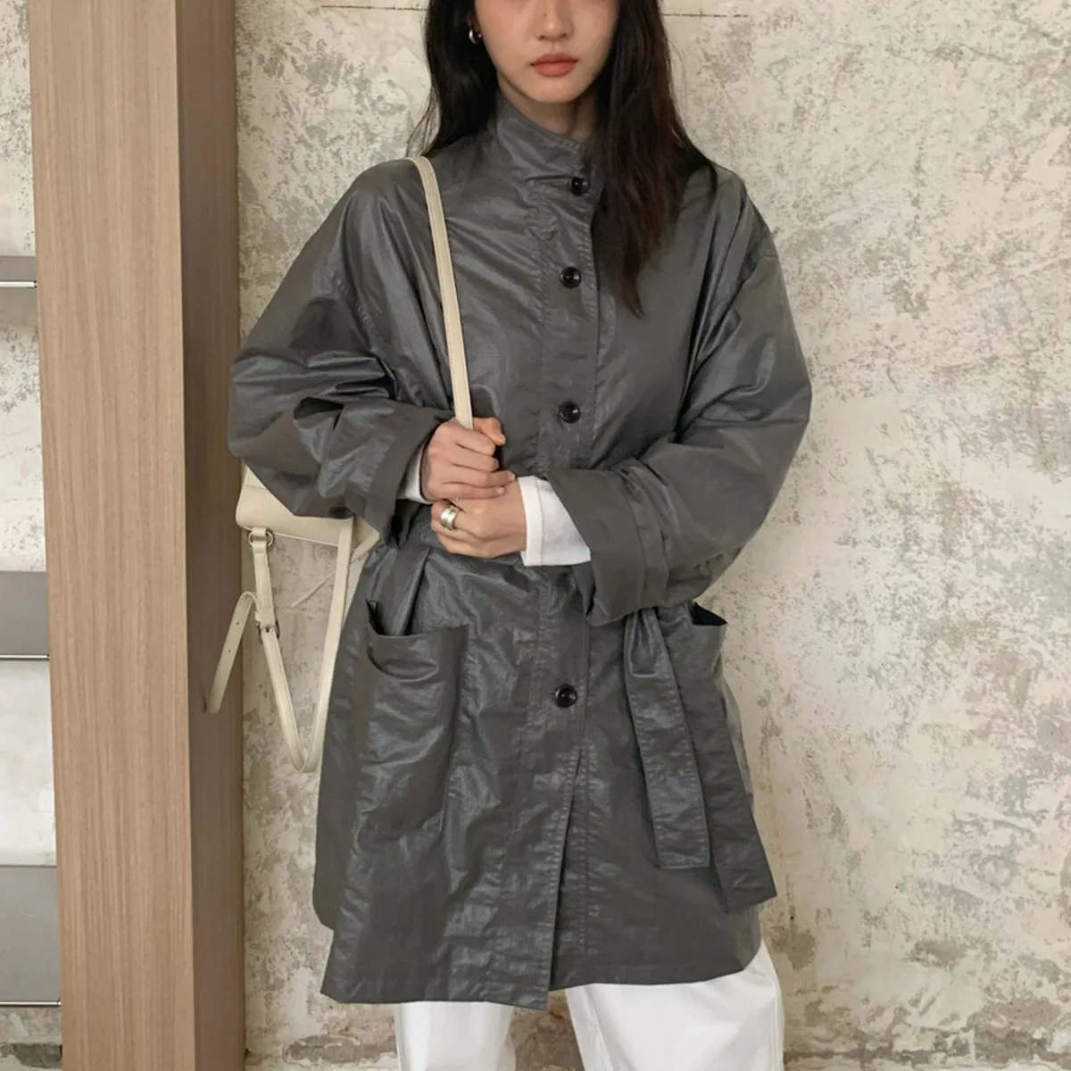 KWTX 2025 Autumn Women's Trench Coat Casual Elegant Loose Fit Waist Belted Mid-Length Jacket Streetwear Fashion Early Fall
KWTX 2025 Autumn Women's Trench Coat Casual Elegant Loose Fit Waist Belted Mid-Length Jacket Streetwear Fashion Early Fall