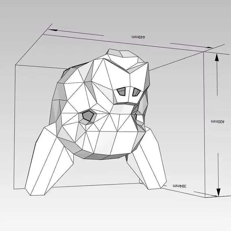 Маска-модель французского бульдога из бумаги, 3D DIY, оригами, головной убор, реквизит для фотосессий, вечеринок, выступлений, косплея
Маска-модель французского бульдога из бумаги, 3D DIY, оригами, головной убор, реквизит для фотосессий, вечеринок, выступлений, косплея