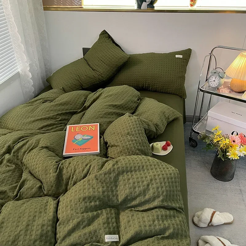 Queen Bedding Set Luxury Korean Fashion Checker Bed Sheet Set - Duvet Cover&bed Sheets and Pillowcases, No Comforter
Queen Bedding Set Luxury Korean Fashion Checker Bed Sheet Set - Duvet Cover&bed Sheets and Pillowcases, No Comforter