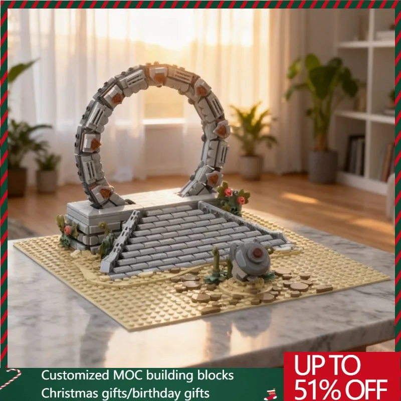 803 PCS Space Movie Stargating SG-1 MOC 1:40 Scale Stargating Model DIY Creative Ideas Child Toy Assembly Puzzle Birthday Gift
803 PCS Space Movie Stargating SG-1 MOC 1:40 Scale Stargating Model DIY Creative Ideas Child Toy Assembly Puzzle Birthday Gift
