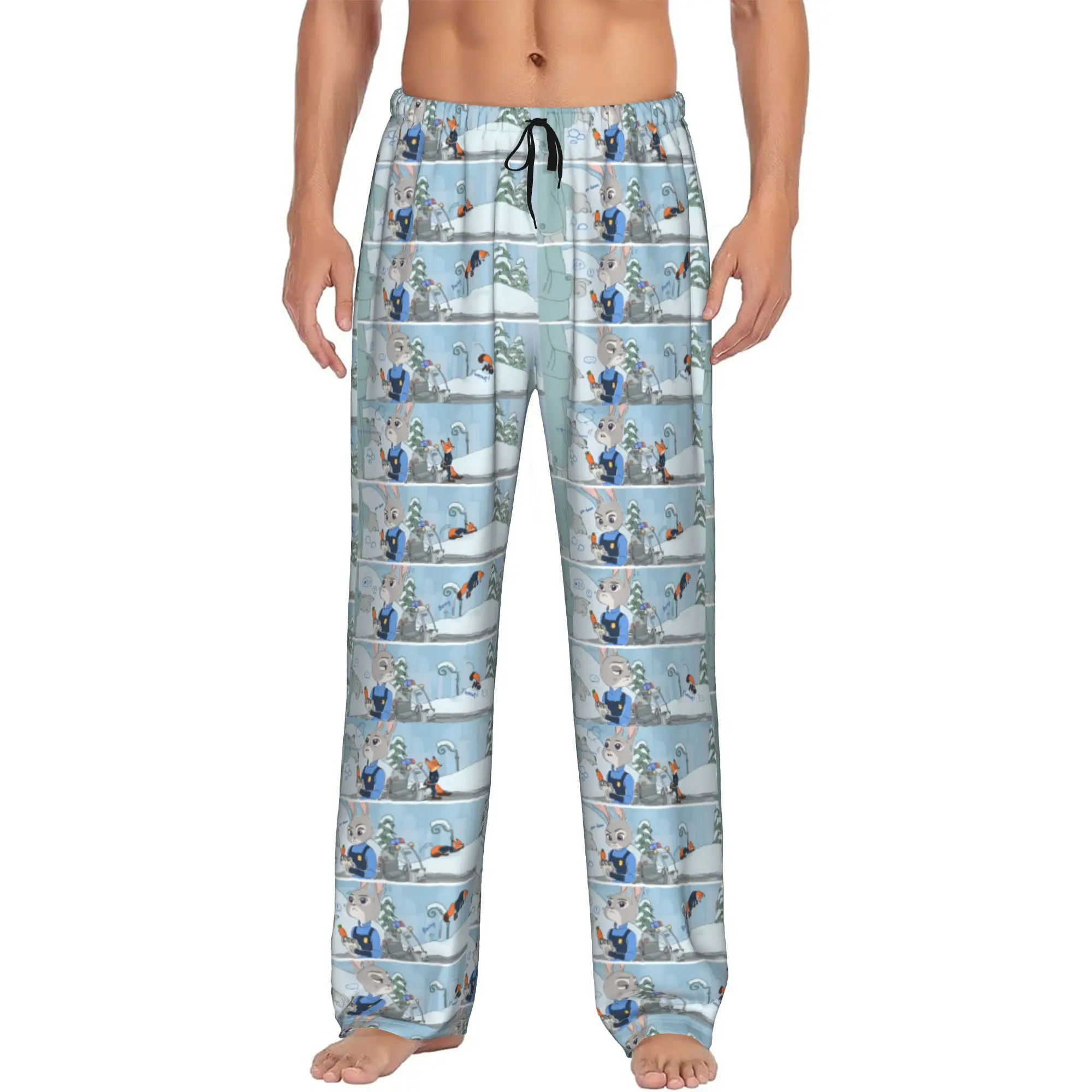 Custom Printed Men's Z-Zootopia Wallpaper Pajama Pants Sleepwear Sleep Lounge Bottoms with Pockets
Custom Printed Men's Z-Zootopia Wallpaper Pajama Pants Sleepwear Sleep Lounge Bottoms with Pockets