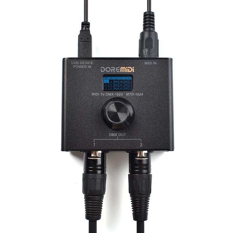 DOREMiDi MIDI To DMX Controller (MTD-1024) Can Convert MIDI Messages To DMX Messages
DOREMiDi MIDI To DMX Controller (MTD-1024) Can Convert MIDI Messages To DMX Messages