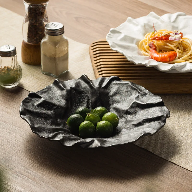Creative cloth pattern deep plate Japanese dish plate high-end hotel buffet restaurant disc tableware 2025 new Western food
Creative cloth pattern deep plate Japanese dish plate high-end hotel buffet restaurant disc tableware 2025 new Western food
