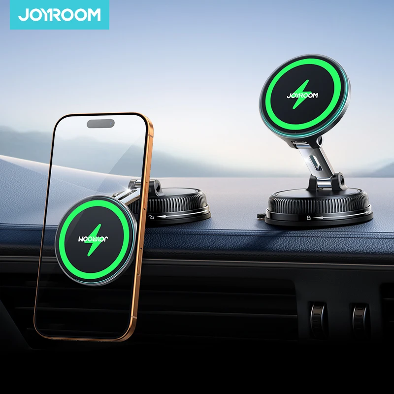 Joyroom 15W Fast Charging Car Phone Holder Vacuum Gel Suction Cup Rotate 360° Magnetic Stand Phone Holder For IPhone 17 16 15 14
Joyroom 15W Fast Charging Car Phone Holder Vacuum Gel Suction Cup Rotate 360° Magnetic Stand Phone Holder For IPhone 17 16 15 14
