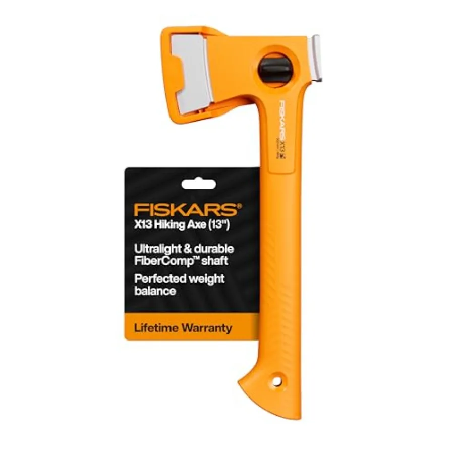 X13 Ultralight, Ultra-Sharp Forged Steel Blade for Efficient Chopping and Camping, 15% Lighter High-Visibility Orange FiberComp
X13 Ultralight, Ultra-Sharp Forged Steel Blade for Efficient Chopping and Camping, 15% Lighter High-Visibility Orange FiberComp