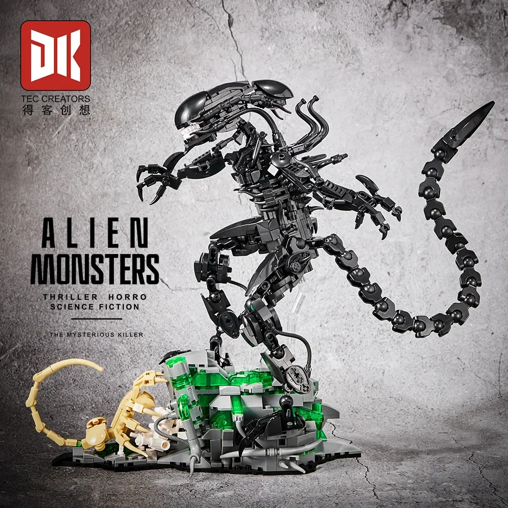 MOC Movie Alien Monster Building Blocks Model Alien Drooling Monster DIY Bricks Assembly Toys Kids Creative Toys Birthday Gifts
MOC Movie Alien Monster Building Blocks Model Alien Drooling Monster DIY Bricks Assembly Toys Kids Creative Toys Birthday Gifts