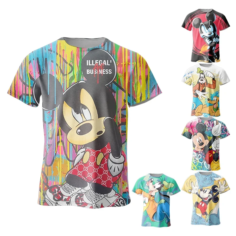 Summer Disney Children's T-shirt Mickey Mouse Boys Print Harajuku 3D Printed Children's Short Sleeve Girls T-shirt Cartoon
Summer Disney Children's T-shirt Mickey Mouse Boys Print Harajuku 3D Printed Children's Short Sleeve Girls T-shirt Cartoon