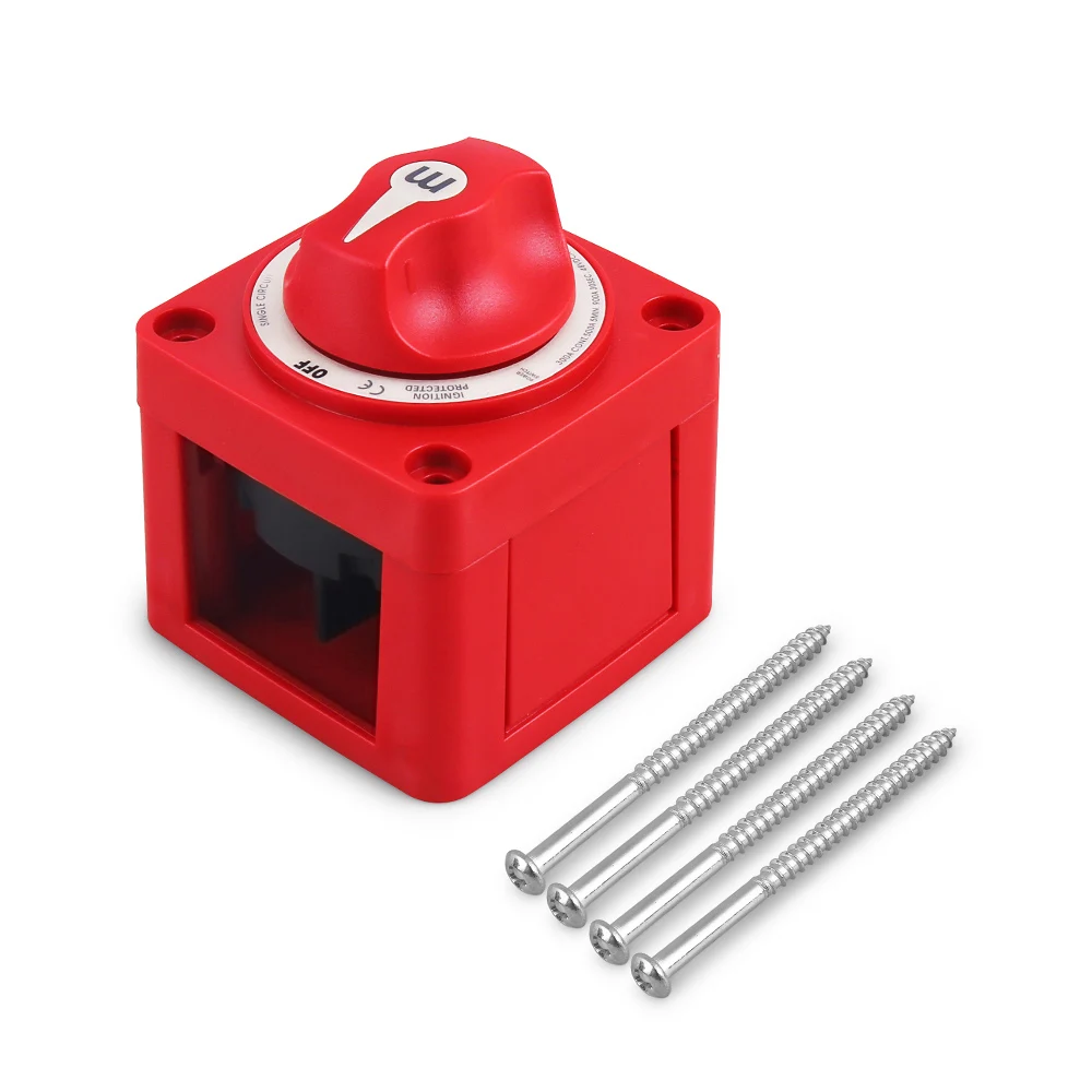 6006 12V-48V 100A-300A Single Circuit Battery Selector Isolator Disconnect Rotary Switch Cut For Car RV Marine Boat
6006 12V-48V 100A-300A Single Circuit Battery Selector Isolator Disconnect Rotary Switch Cut For Car RV Marine Boat
