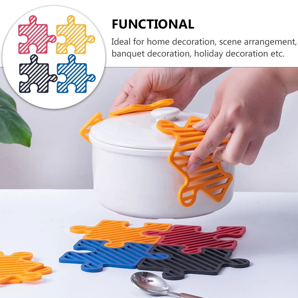 4pcs Silicone Hollow Out Coaster Multi-Purpose Cup Mat Heat Resistant Pot Bowl Mat For Home Decoration Banquet Holiday Gift
4pcs Silicone Hollow Out Coaster Multi-Purpose Cup Mat Heat Resistant Pot Bowl Mat For Home Decoration Banquet Holiday Gift