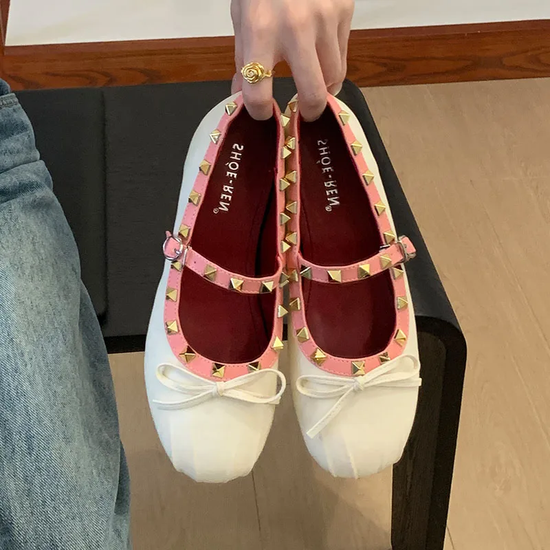 New Fashion Rivet Dress Ladies Flat With Shoes Female Height Increasing Buckle Strap Women Mary Janes Lolita Shoes
New Fashion Rivet Dress Ladies Flat With Shoes Female Height Increasing Buckle Strap Women Mary Janes Lolita Shoes