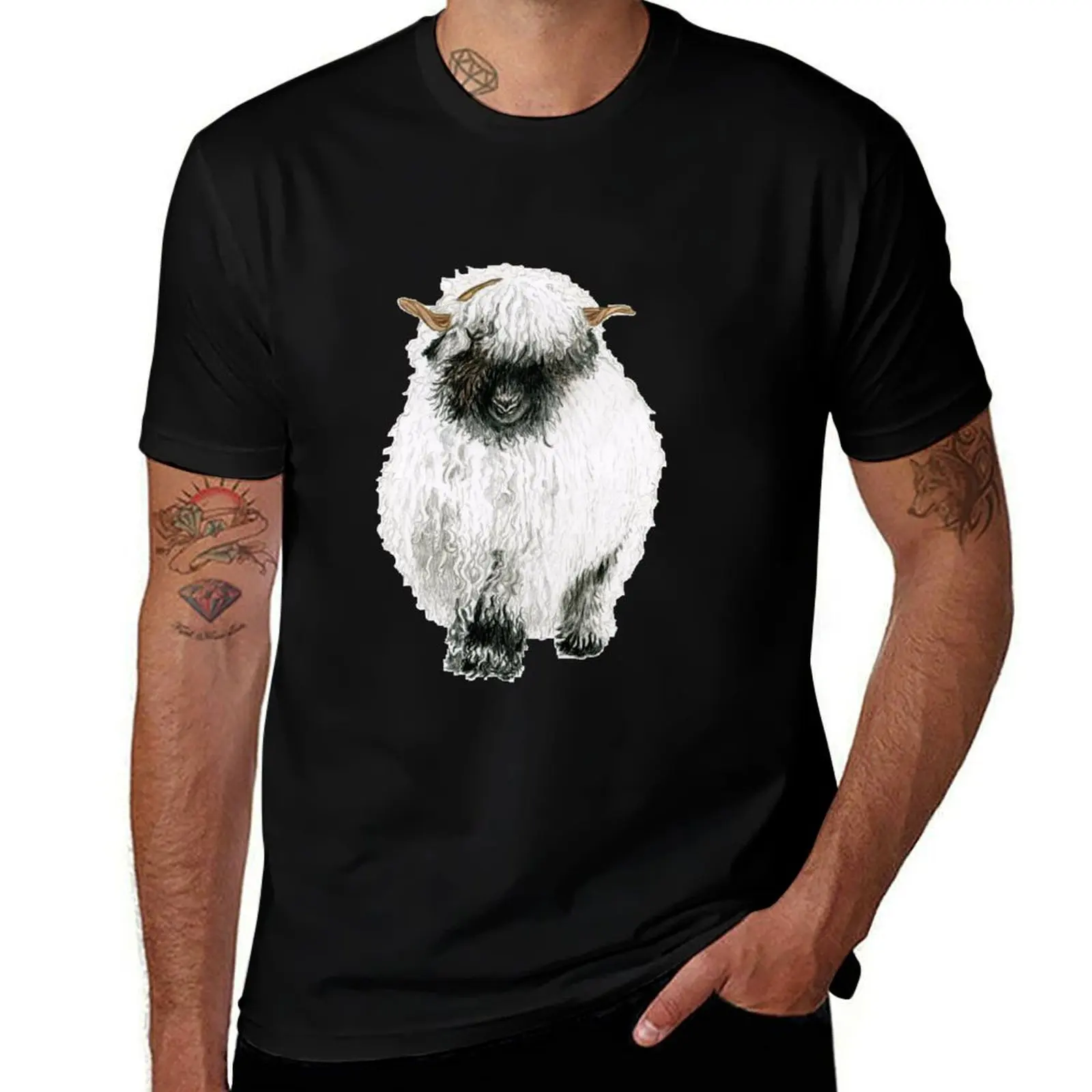 Футболка с рисунком овец Valais Blacknose, мужская хлопковая футболка с изображением аниме, мужская футболка, роскошная мужская футболка
Футболка с рисунком овец Valais Blacknose, мужская хлопковая футболка с изображением аниме, мужская футболка, роскошная мужская футболка