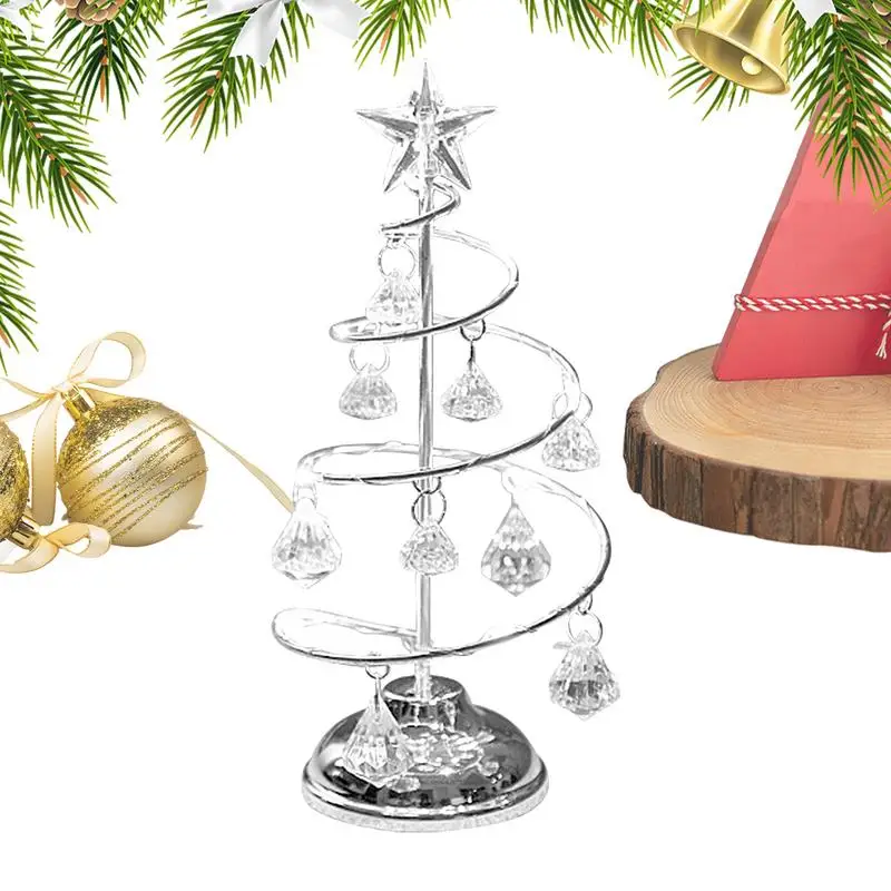 Crystal Christmas Tree For Desk Rotatable Glitter Christmas Tree Crystal Lights Electroplating Iron Art Winter Festival Tree
Crystal Christmas Tree For Desk Rotatable Glitter Christmas Tree Crystal Lights Electroplating Iron Art Winter Festival Tree