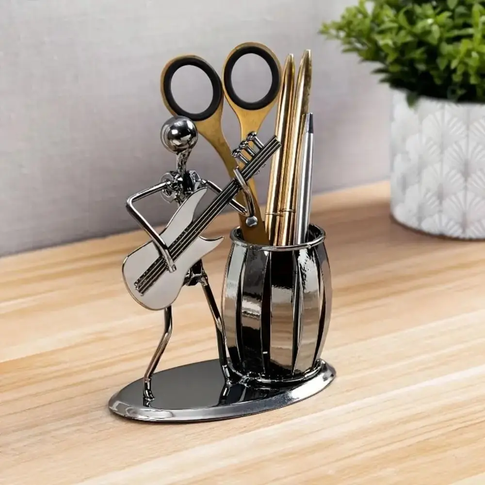 Tabletop Decoration Guitar Rocker Pen Holder Metal Pencil Cup Desktop Pen Holder Desk Organizer Multifunctional
Tabletop Decoration Guitar Rocker Pen Holder Metal Pencil Cup Desktop Pen Holder Desk Organizer Multifunctional