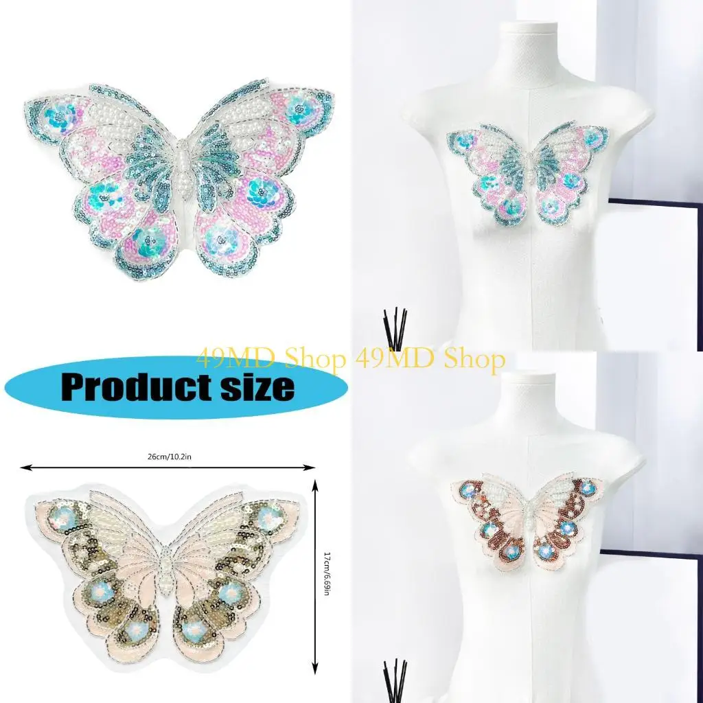 49MD Eye Catching Beads Butterfly Design For DIY Crafts Clothing Enhancement
49MD Eye Catching Beads Butterfly Design For DIY Crafts Clothing Enhancement