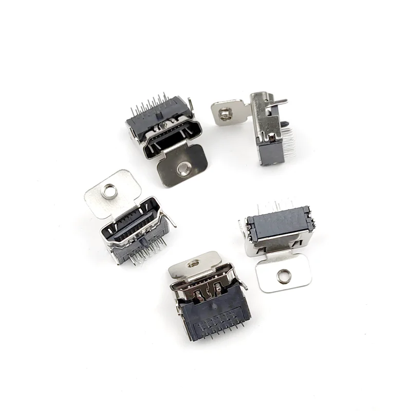 5PCS HDMI Socket HD TV Interface HDMI Female 19p Three Row Straight Plug with Screw Hole 2 Fixed Feet
5PCS HDMI Socket HD TV Interface HDMI Female 19p Three Row Straight Plug with Screw Hole 2 Fixed Feet
