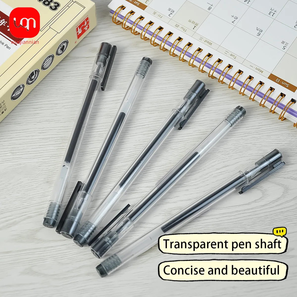 WQN-4/8/12 Pack Transparent Simple Black Gel Pens 0.4mm Tip High-Quality Black Ink Gel Pens School Office Supplies
WQN-4/8/12 Pack Transparent Simple Black Gel Pens 0.4mm Tip High-Quality Black Ink Gel Pens School Office Supplies