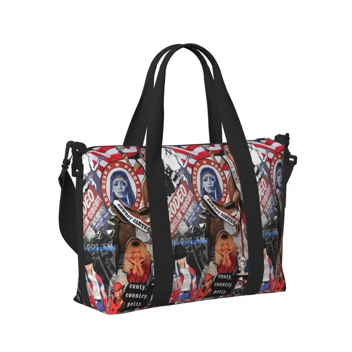 Beyonce Cowboy Carter Tour Beach Travel Bag Large Capacity Tote Bags for Gym Yoga Women Shopping Duffle Shoulder Bag
Beyonce Cowboy Carter Tour Beach Travel Bag Large Capacity Tote Bags for Gym Yoga Women Shopping Duffle Shoulder Bag