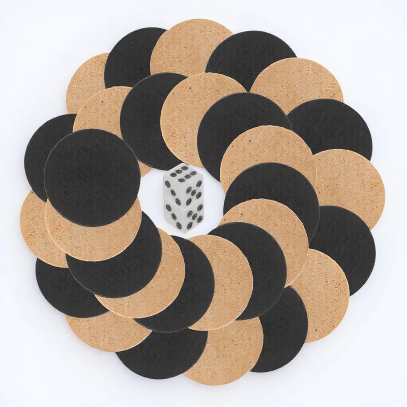 1Set Wooden Backgammon Checkers Pieces Sturdy Smooth Surface Round Shape Board Game Accessory Replacement Set Backgammon Pieces
1Set Wooden Backgammon Checkers Pieces Sturdy Smooth Surface Round Shape Board Game Accessory Replacement Set Backgammon Pieces