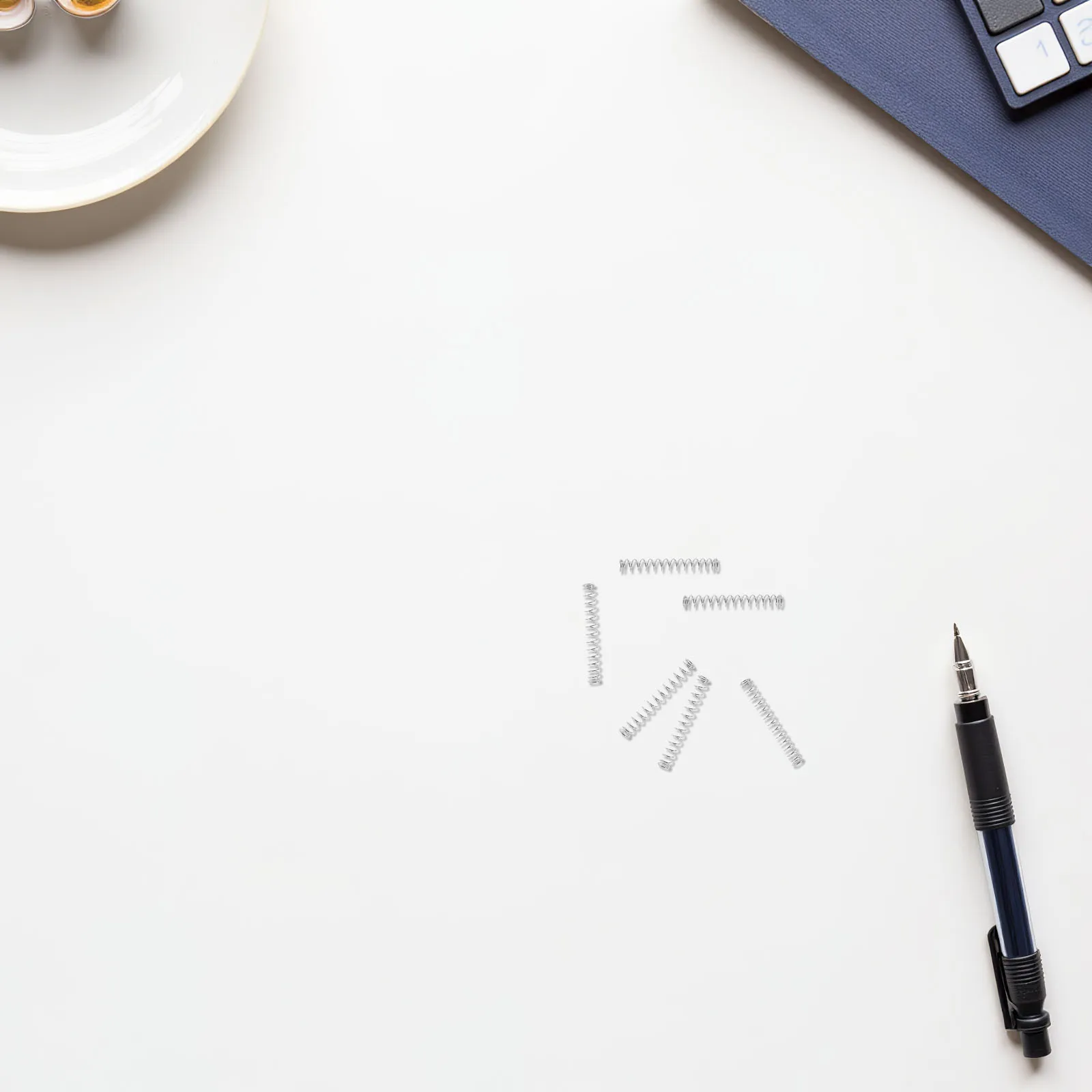 50Pcs Compression Springs Stainless Steel Ballpoint Pen Core Small 0.4mm Wire Diameter 4.5mm Od 18Mm Length School Office Use
50Pcs Compression Springs Stainless Steel Ballpoint Pen Core Small 0.4mm Wire Diameter 4.5mm Od 18Mm Length School Office Use