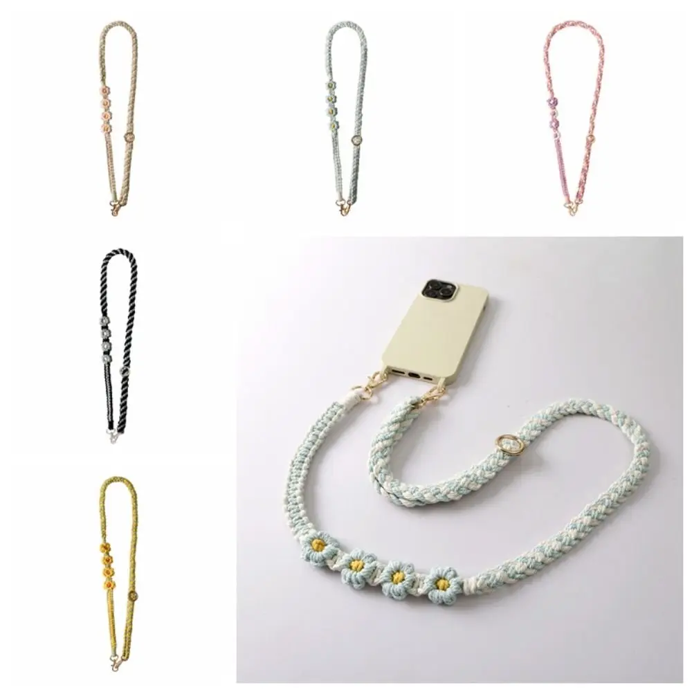 Long-style Bohemian Mobile Phone Lanyard Boho Flower Shape Cell Phone Lanyard Strap Hand-woven Anti-lost Crossbody Neck Lanyard
Long-style Bohemian Mobile Phone Lanyard Boho Flower Shape Cell Phone Lanyard Strap Hand-woven Anti-lost Crossbody Neck Lanyard