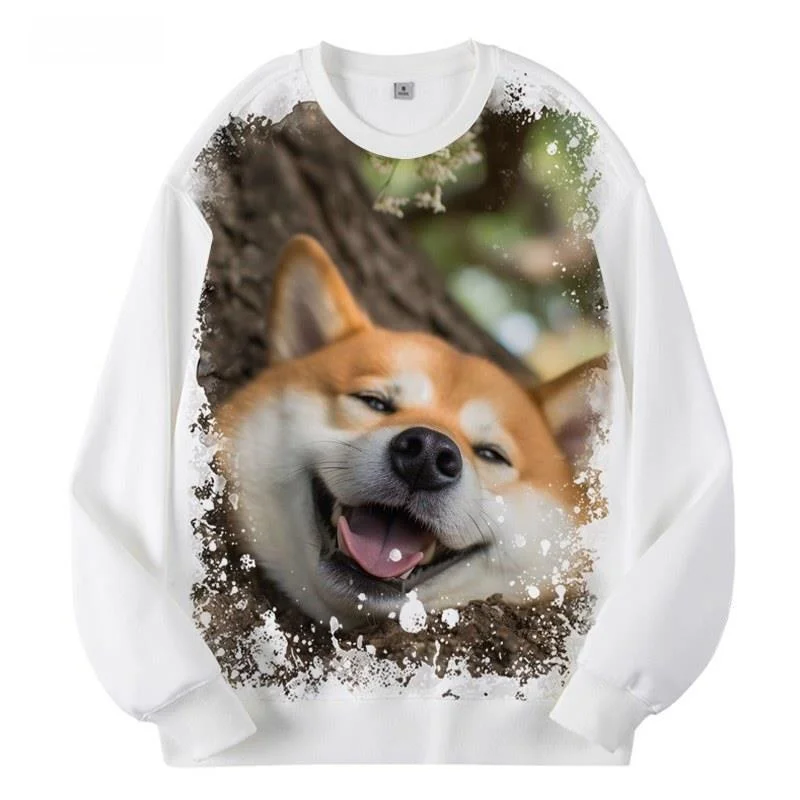 New Arrival Men's Loose Fit Fleece Lined round Neck Digital Print Sweatshirt Trendy And Personalized Comfortable Polyester
New Arrival Men's Loose Fit Fleece Lined round Neck Digital Print Sweatshirt Trendy And Personalized Comfortable Polyester