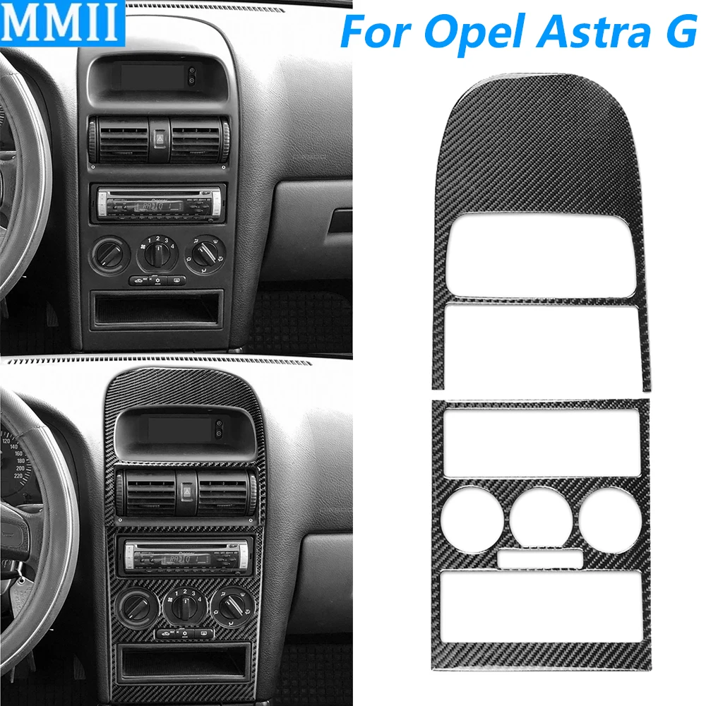 For Opel Astra G 1998-2003 Real Carbon Fiber Central Control Air Outlet Radio CD AC Panel Cover Trim Set Car Accessories Sticker
For Opel Astra G 1998-2003 Real Carbon Fiber Central Control Air Outlet Radio CD AC Panel Cover Trim Set Car Accessories Sticker