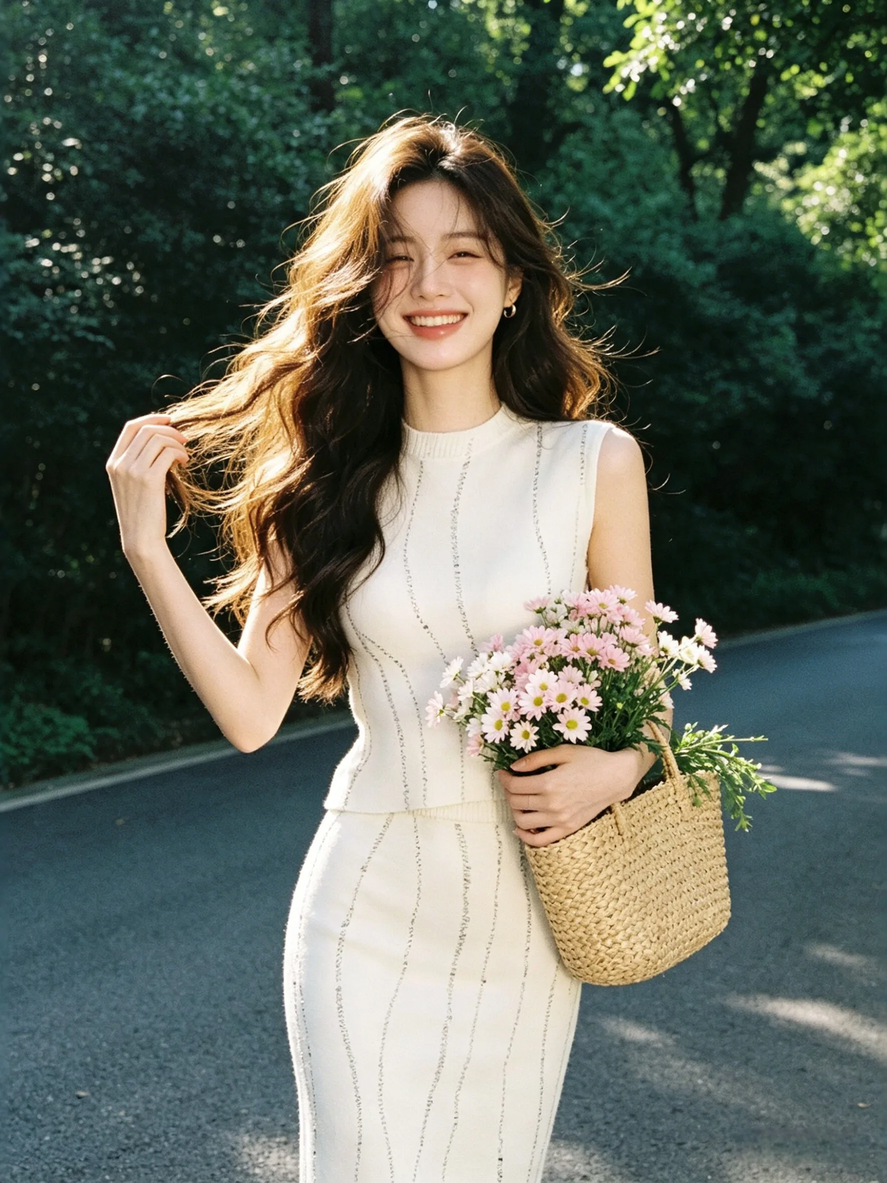 Elegant Vest Top And High Waist Skirt Two Piece Set Comfortable Breathable Summer Outfit Women's Fashion Ensemble
Elegant Vest Top And High Waist Skirt Two Piece Set Comfortable Breathable Summer Outfit Women's Fashion Ensemble