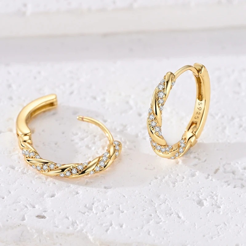 925 Sterling Silver Earrings Women Hoop Earring For Anniversary Wedding Jewelry Gifts
925 Sterling Silver Earrings Women Hoop Earring For Anniversary Wedding Jewelry Gifts
