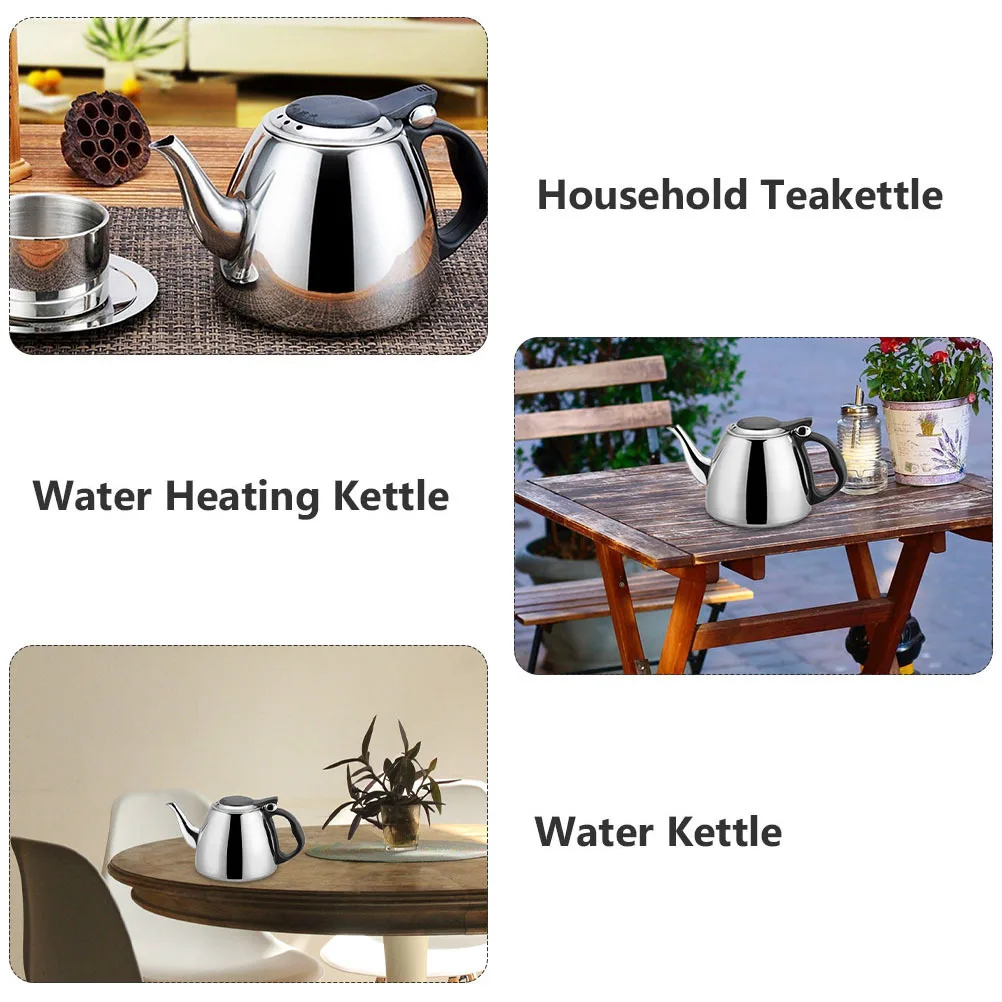 1Pcs 1.2L Stainless Steel Teakettle Thickened Body with Large Spout Safe Clean Heating for Household Water Boiling
1Pcs 1.2L Stainless Steel Teakettle Thickened Body with Large Spout Safe Clean Heating for Household Water Boiling