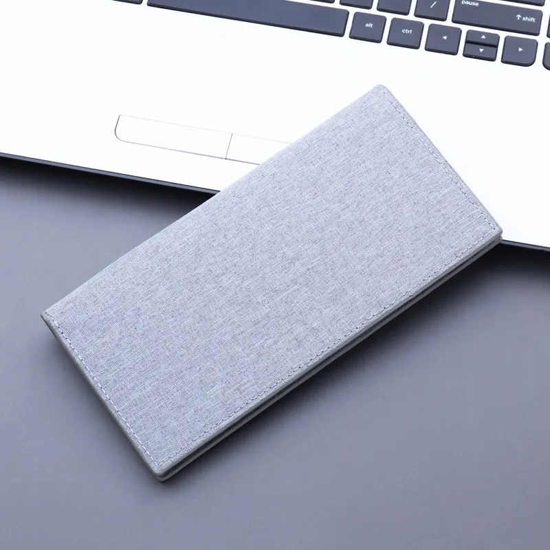 Long Canvas Wallet Men's Oxford Cloth Bifold Leather Wallet Pure Color Trendy Summer 2020 Functional Bag by Guangmanzhi
Long Canvas Wallet Men's Oxford Cloth Bifold Leather Wallet Pure Color Trendy Summer 2020 Functional Bag by Guangmanzhi