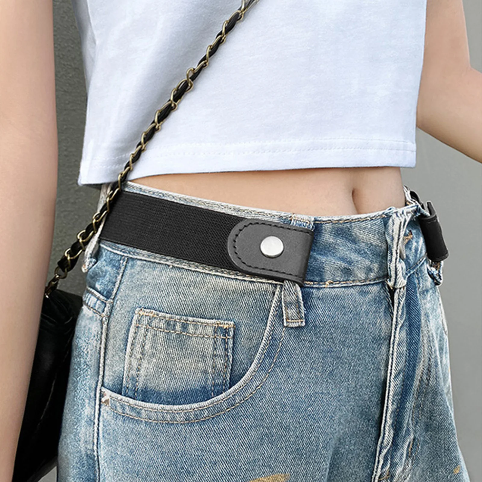 Buckle Free Invisible Belt 1 Pc Black Canvas Elastic Waist Band for Women Men Adjustable Stretch for Jeans Pants Dresses Skirts
Buckle Free Invisible Belt 1 Pc Black Canvas Elastic Waist Band for Women Men Adjustable Stretch for Jeans Pants Dresses Skirts