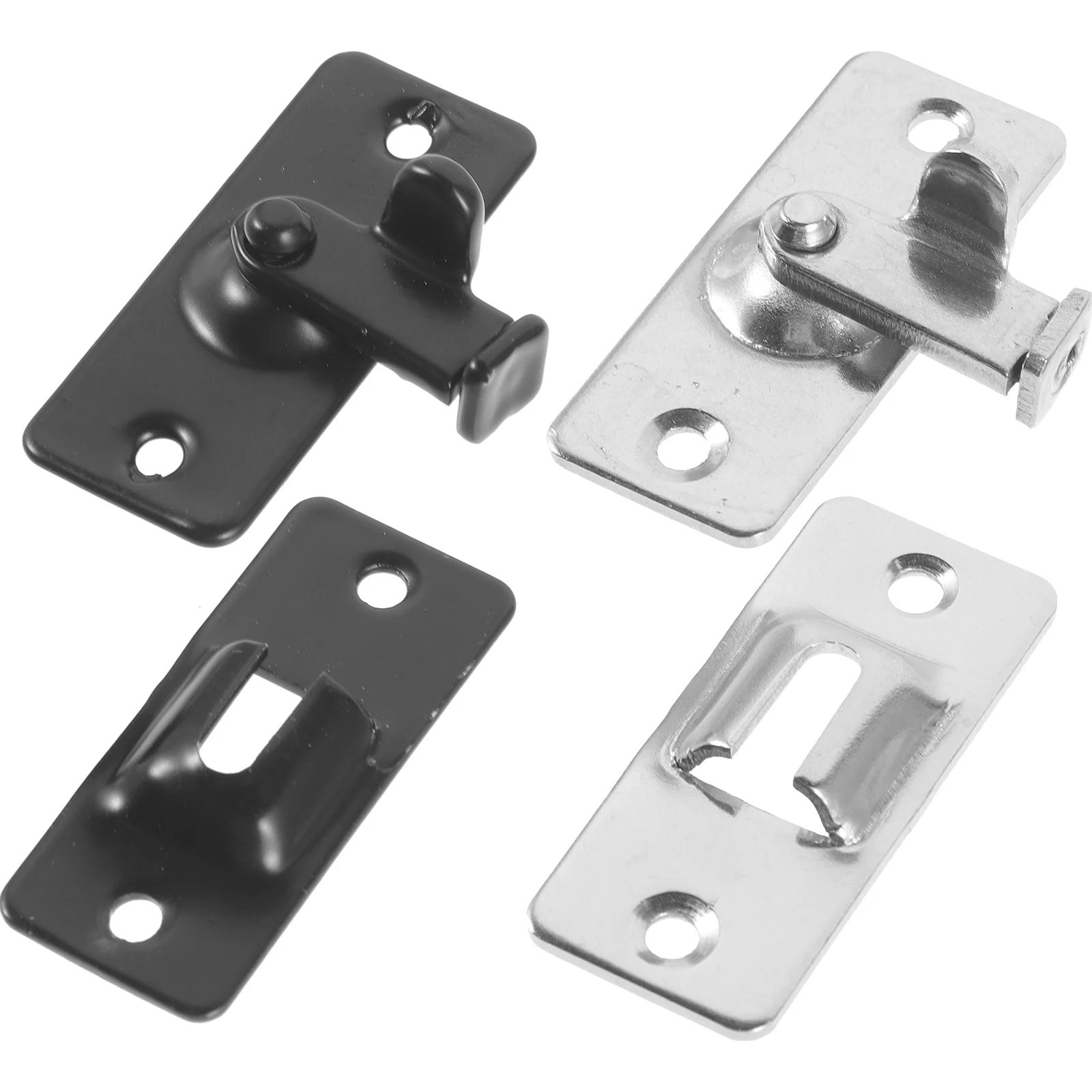 2pcs Latch 90 Degree Stainless Steel Durable Compact Barn Door Hooks Suitable Home Garage Door Lock Garage Bathrooms
2pcs Latch 90 Degree Stainless Steel Durable Compact Barn Door Hooks Suitable Home Garage Door Lock Garage Bathrooms