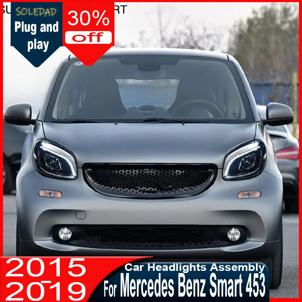 Car Headlights For Mercedes-Benz Smart 453 2015 2016 2017 2018 2019 LED Car Headlamp Assembly Projector Lens Accessories
Car Headlights For Mercedes-Benz Smart 453 2015 2016 2017 2018 2019 LED Car Headlamp Assembly Projector Lens Accessories