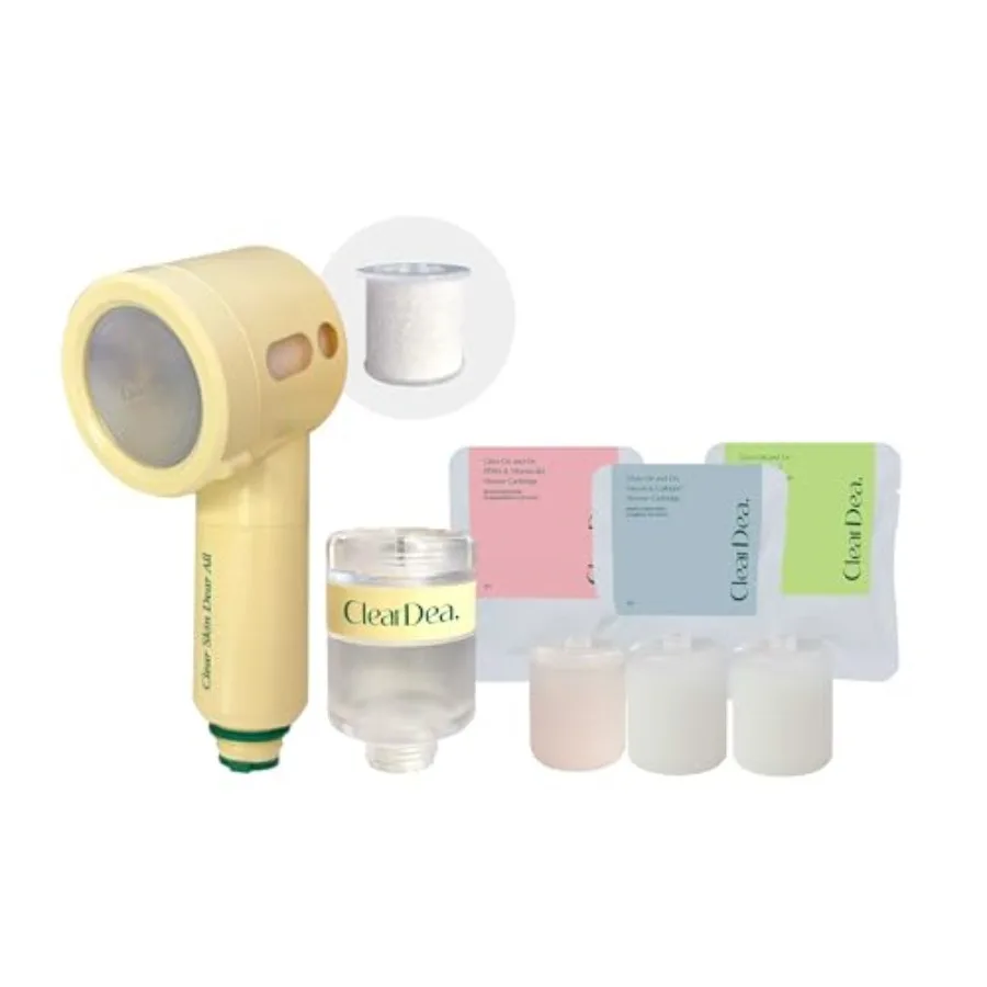 Full Ampoule Shower Set Filter Shower Head with 3 Vitamin Cartridges Mucin Collagen Minari Cica PDRN B12 Complete Hydrating Sho
Full Ampoule Shower Set Filter Shower Head with 3 Vitamin Cartridges Mucin Collagen Minari Cica PDRN B12 Complete Hydrating Sho