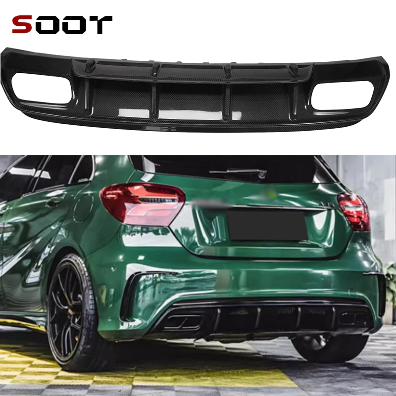 For Mercedes Benz A Class AMG W176 A45 Carbon Fiber Rear Diffuser Rear Bumper Splitter Lip Diffuser Cover Auto Parts
For Mercedes Benz A Class AMG W176 A45 Carbon Fiber Rear Diffuser Rear Bumper Splitter Lip Diffuser Cover Auto Parts