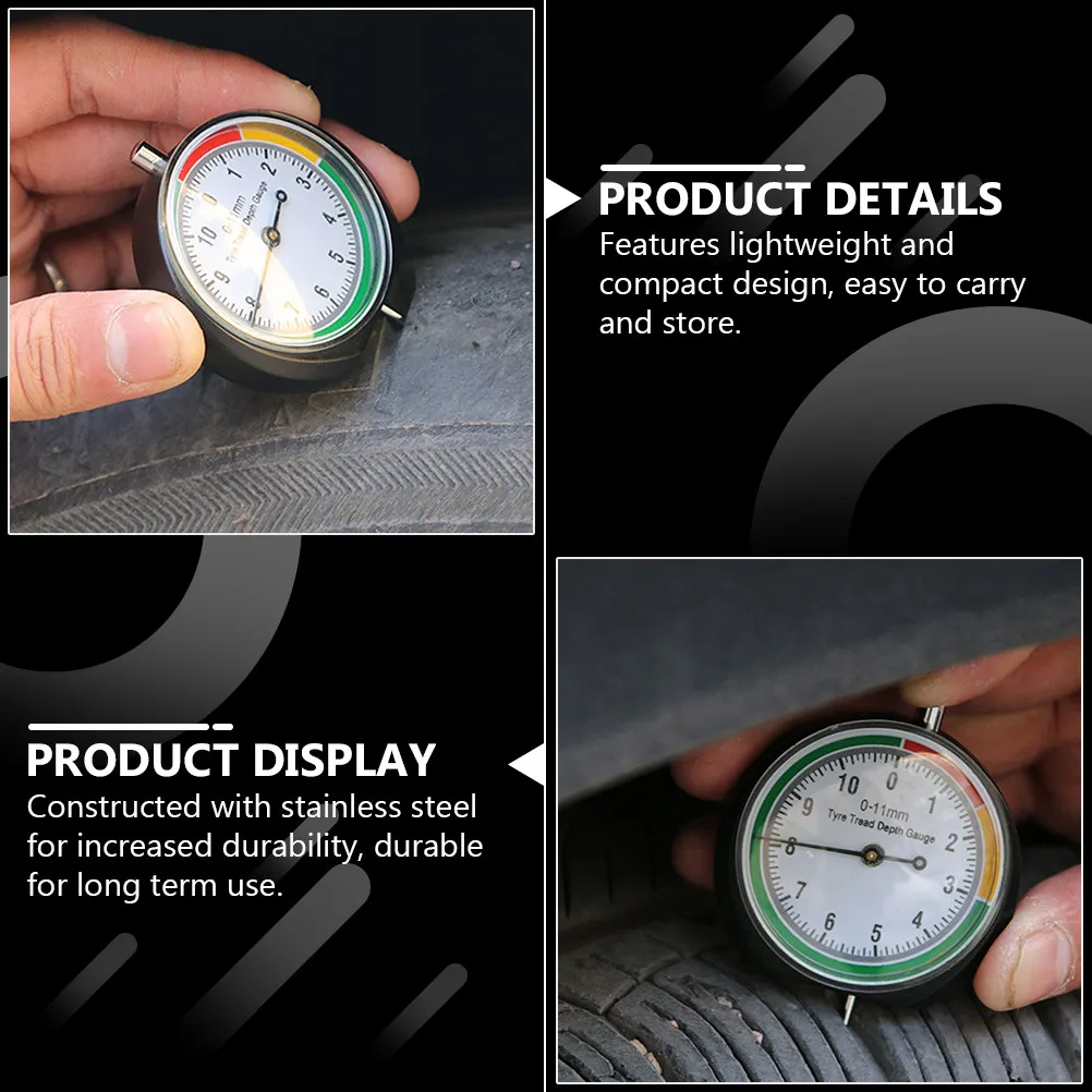 2 Pcs Tyre Tread Depth Gauge Car Tire Measure Tool Thickness Meter Profile Ruler Auto Paint Coating Testing Instrument
2 Pcs Tyre Tread Depth Gauge Car Tire Measure Tool Thickness Meter Profile Ruler Auto Paint Coating Testing Instrument