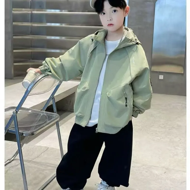 Children's Spring and Autumn Jacket New Boys' Casual Hoodie Fashion Zipper Windproof Jacket 3 5 8 10 12 15Y
Children's Spring and Autumn Jacket New Boys' Casual Hoodie Fashion Zipper Windproof Jacket 3 5 8 10 12 15Y