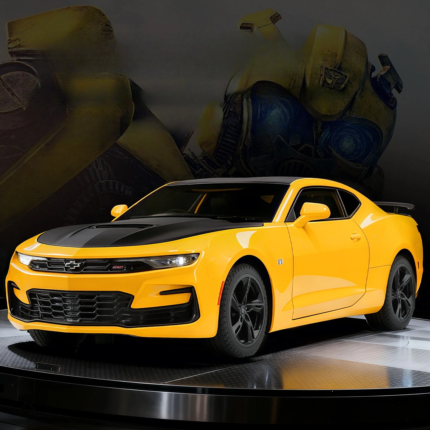 Модель спортивного автомобиля Chevrolet Camaro 1:24 из сплава с звуковыми и световыми эффектами, прототип Bumblebee, детская игрушка, коллекционная модель из литого сплава
Модель спортивного автомобиля Chevrolet Camaro 1:24 из сплава с звуковыми и световыми эффектами, прототип Bumblebee, детская игрушка, коллекционная модель из литого сплава