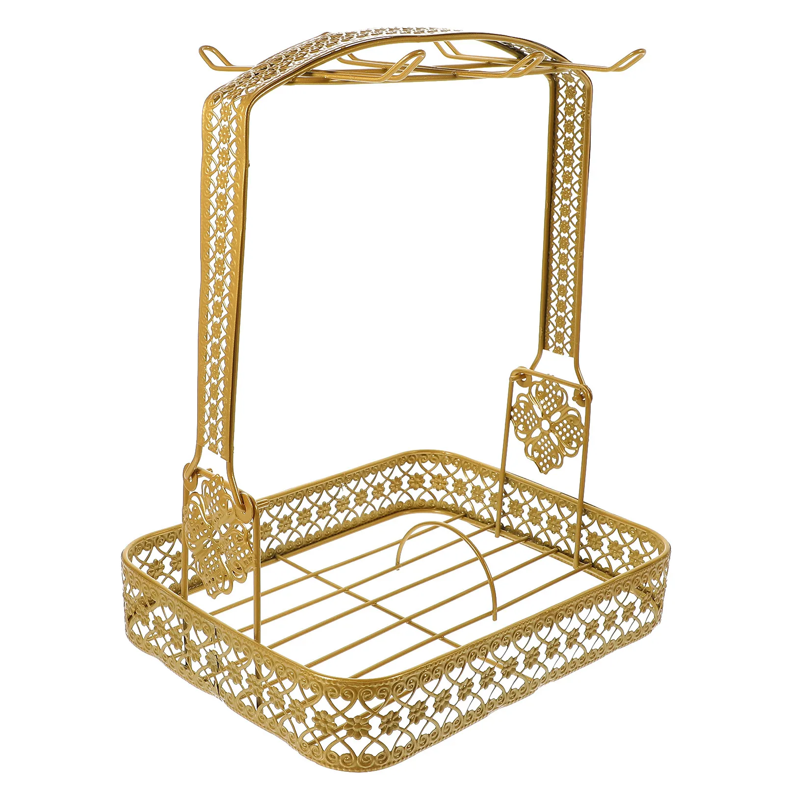 Heavy-Duty Metal Mug Stand Coffee Cup Holder Rack for Bar Counter Tea Organizer Cabinet Display Shelf Cup Storage Solution
Heavy-Duty Metal Mug Stand Coffee Cup Holder Rack for Bar Counter Tea Organizer Cabinet Display Shelf Cup Storage Solution
