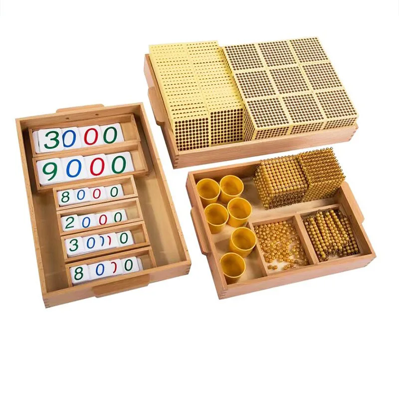 Montessori Learning Arithmetic Gold Beads Material Math Manipulatives Games Montessori Math Bank Game Toys
Montessori Learning Arithmetic Gold Beads Material Math Manipulatives Games Montessori Math Bank Game Toys